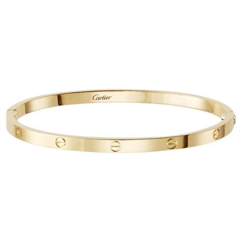 cartier thin love bracelet|cartier love bracelet no screw.